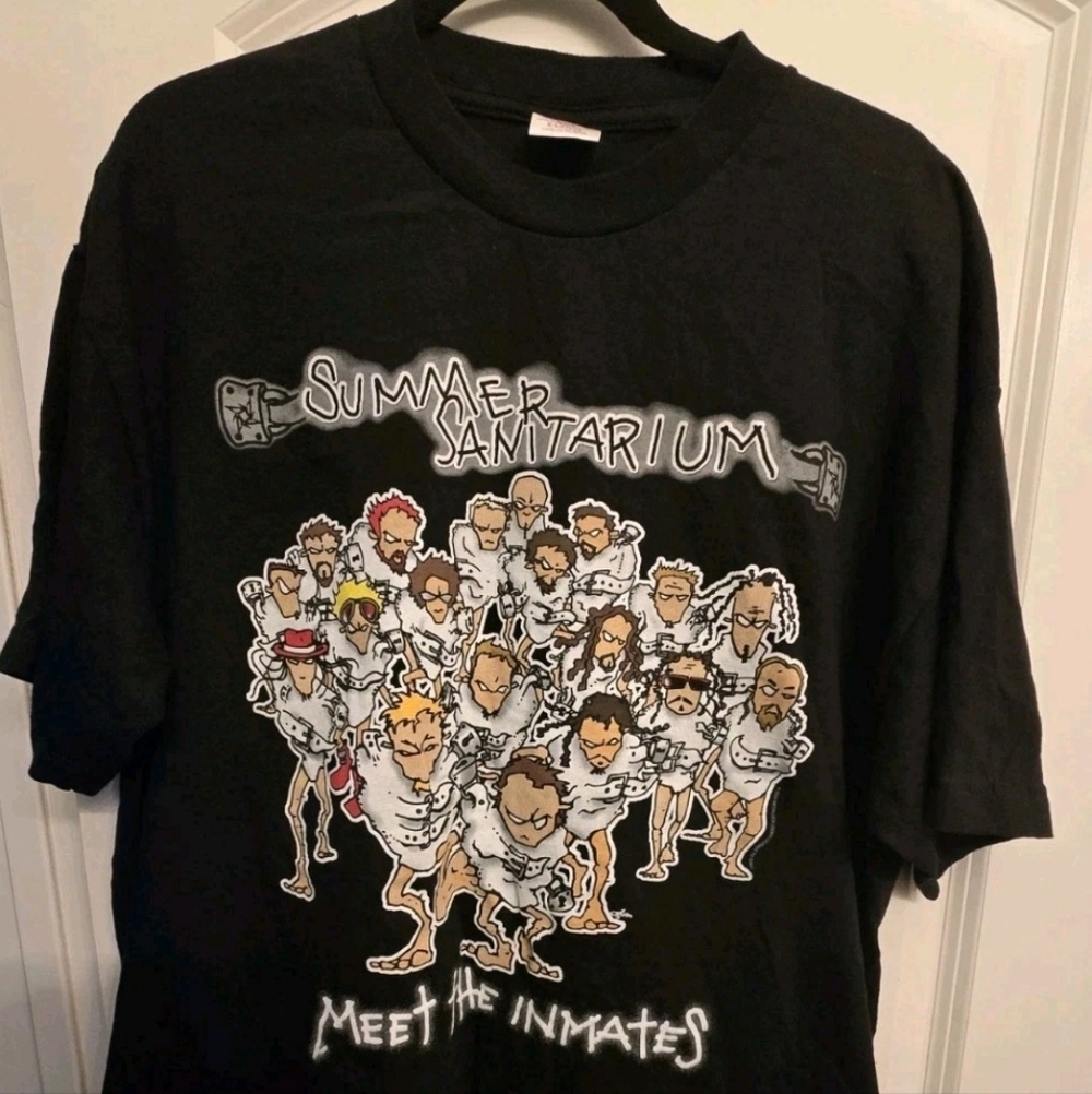 Vintage 2000 Metallica Summer Sanitarium Shirt Mens XL System Of A Down